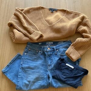 Bundle - J Crew Jeans, Stateside Tee and French Connection Oversized Sweater